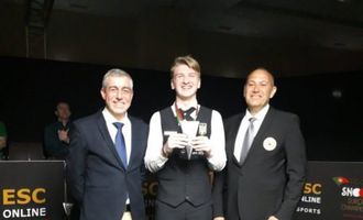 14-летний киевлянин Юлиан Бойко стал чемпионом Европы по снукеру