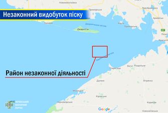 Окупанти крадуть український пісок з морського дна поблизу Джарилгача, - ЗМІ