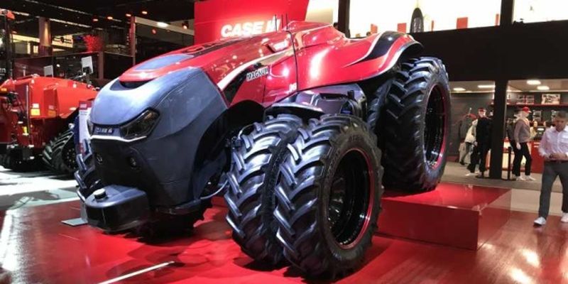 На выставке в Ганновере показали беспилотный трактор