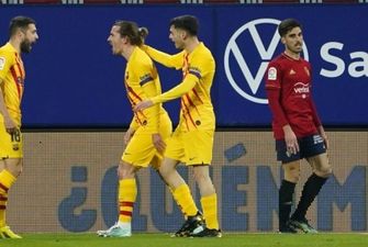 «Барселона» обыграла «Осасуну» и вышла на второе место Ла Лиги