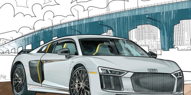 Audi запропонувала безкоштовну розмальовку на честь карантину: завантажуй та малюй