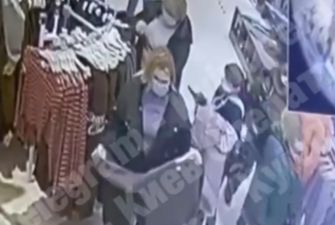 В Киеве девочку задействовали в карманной краже: видео с камеры наблюдения