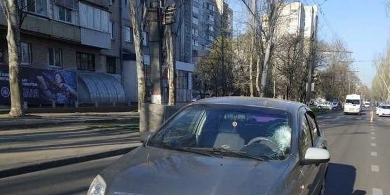 В Сети появилось видео смертельного ДТП в центре Николаева