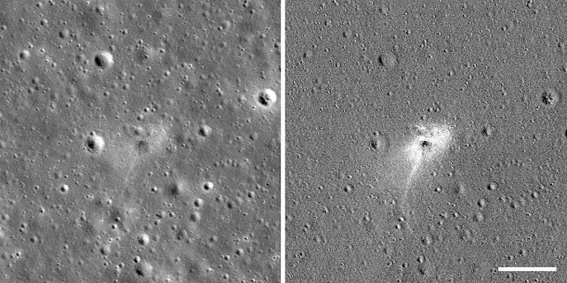 NASA опубликовало фото "могилы" космического корабля на Луне
