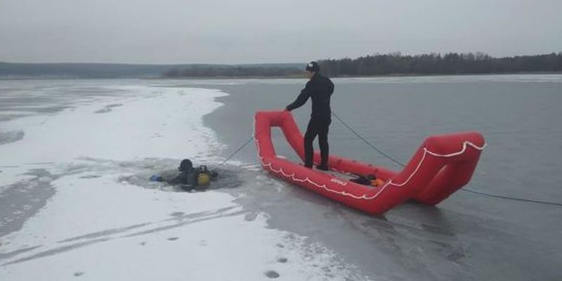 У Харківській області провалилися під лід і загинули двоє рибалок