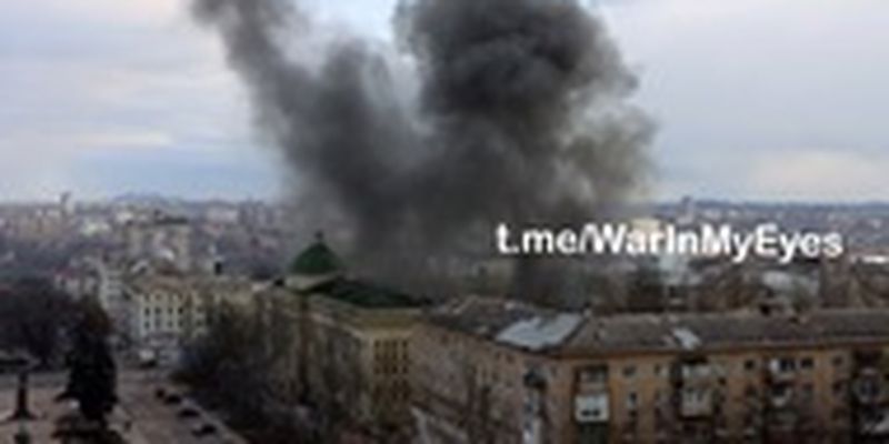 В Донецке возле "правительства "ДНР" раздались взрывы
