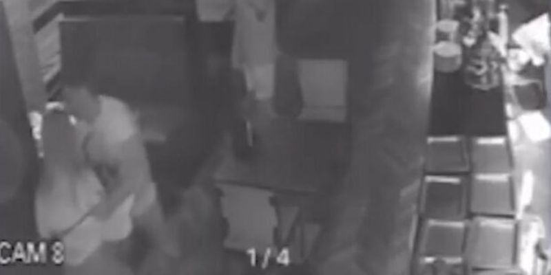 Слуга народу Стрихарский напав на жінку в ресторані: камери спостереження зафіксували момент "Х"