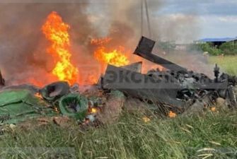 В России упал военный вертолет, весь экипаж погиб