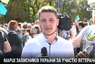 Телеканалу Мураєва заважали робити включення з Маршу захисників