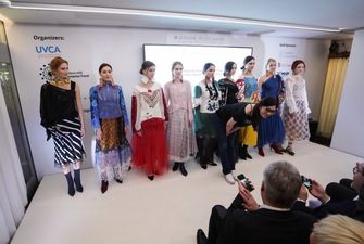 Український Haute Couture від Оксани Караванської вразив Давос