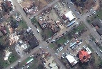 В США торнадо уничтожил город. Как это выглядит на фото со спутников