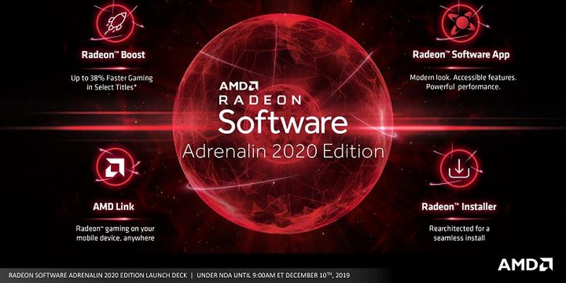 AMD выпустила набор драйверов Radeon Adrenalin 2020 Edition
