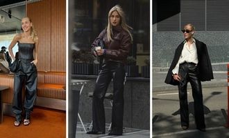 Кожаные брюки – модное приобретение этой весной: с чем их сочетает Даша Квиткова/Идеи стилизаций от украинской блогерши