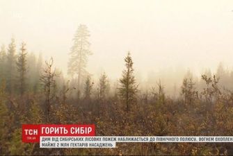 Сибір охопили масштабні пожежі: дим наближається до Північного полюсу