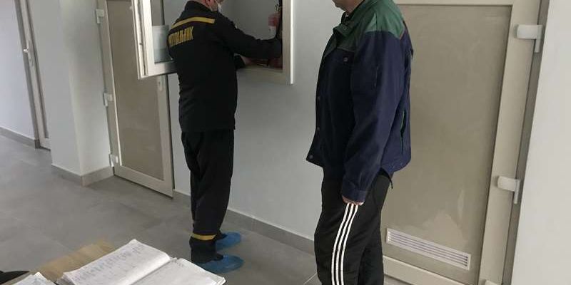 Рятувальники перевірили санаторій Брусниця на дотримання протипожежної безпеки