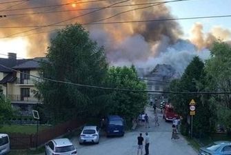 В Польше огонь уничтожил почти все село: фото и видео пожара