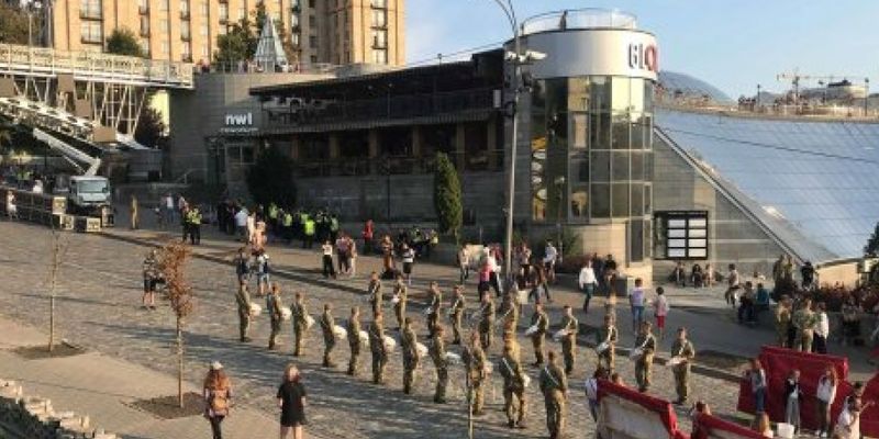 В Киеве началась репетиция марша ко Дню Независимости