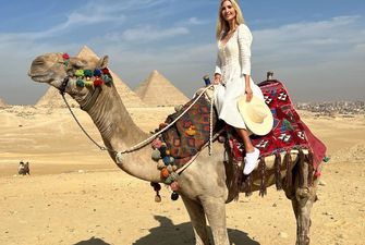 Иванка Трамп позировала на верблюде в Египте