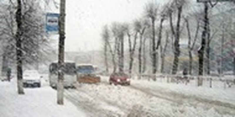 На Киевщину надвигаются снегопады