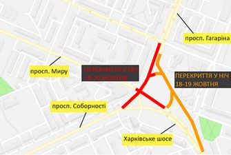 В Киеве две ночи будут перекрывать движение по Дарницкой площади