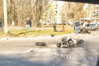 В Харькове разбился насмерть мотоциклист