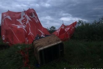 На Хмельнитчине приостановили фестиваль по воздухоплаванию из-за падения шара