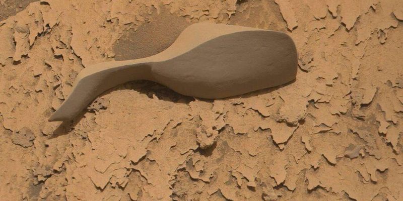 Необычная находка на Марсе поставила в тупик пользователей сети. Фото