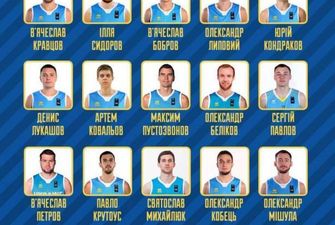 Багатскис огласил заявку баскетбольной сборной Украины
