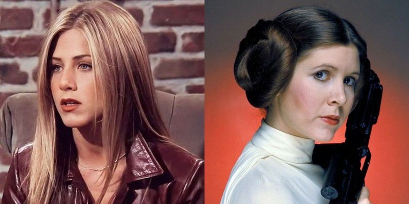 Від Рейчел Грін до принцеси Леї: найвідоміші зачіски героїнь культових фільмів