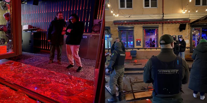 Праворадикали розтрощили бар "Хвильовий" у Києві: поліція закликала наляканих відвідувачів "стати адекватними"