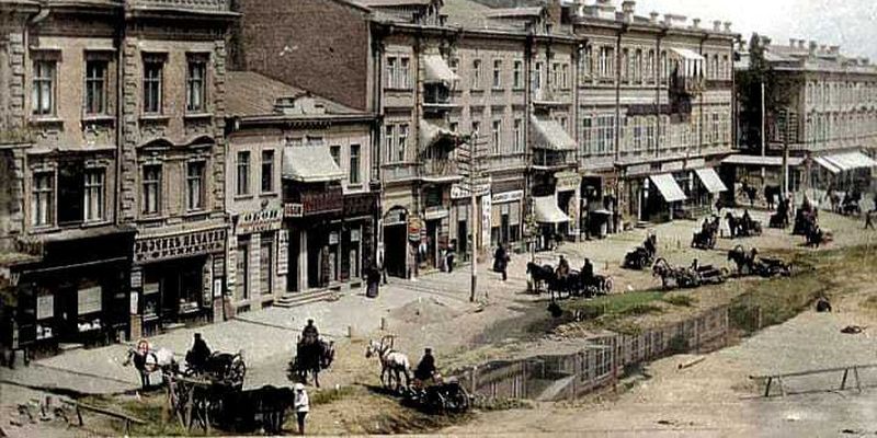 Ручеек посреди улицы: как выглядел столичный Крещатик в конце XIX века, архивные фото