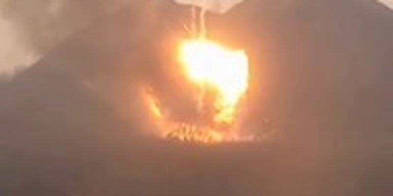 В Сети появился момент сбития летательного аппарата над Донецком