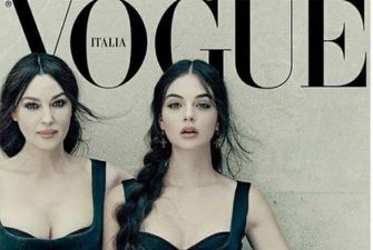 Засвітили спідню білизну: 56-річна Моніка Беллуччі з 16-річною донькою оголилися заради Vogue 