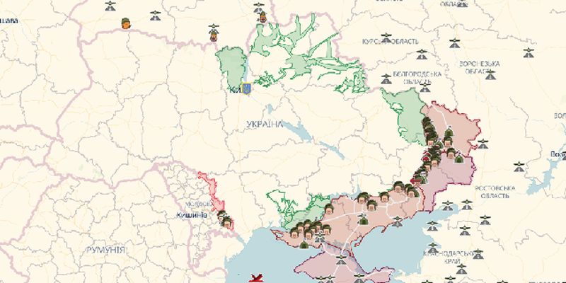 Онлайн-карта бойових дій в Україні: де точаться бої на 26.01.2023