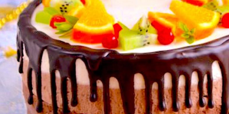 Безумно вкусный торт без выпечки "Три шоколада": нежный десерт с тремя вкусами