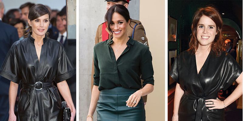 Бунтарки: как королевские особы носят кожаные вещи