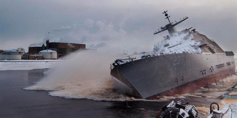 У США спустили на воду літоральний бойовий корабель