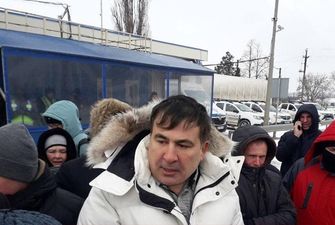 В Одессе с участием Саакашвили перекрыли трассу