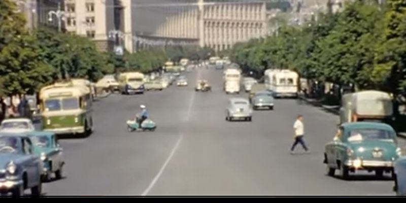 Как выглядел Киев более 50 лет назад: уникальное цветное видео