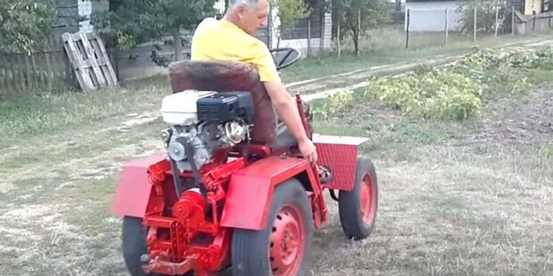 Зі старого "Запорожця" створили міні-трактор для села: "тягне" краще за фабричну техніку