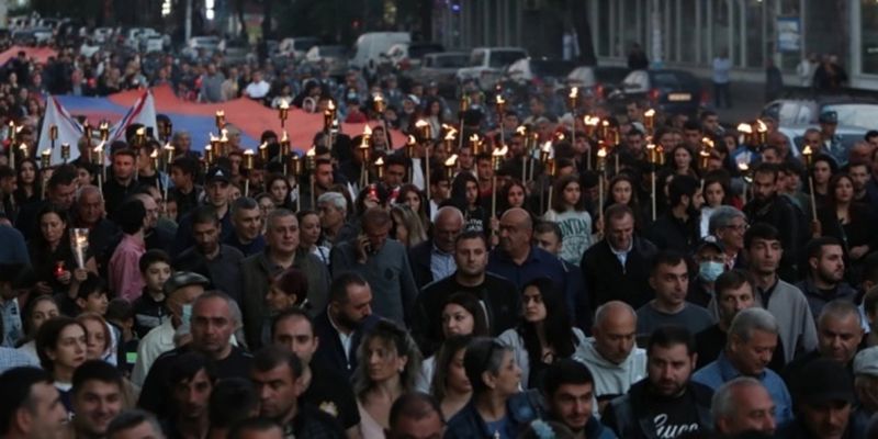 Армяне вшанували пам'ять жертв війни у Карабаху