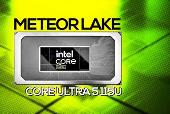Intel Core Ultra 5 115U — самый медленный представитель семейства Meteor Lake