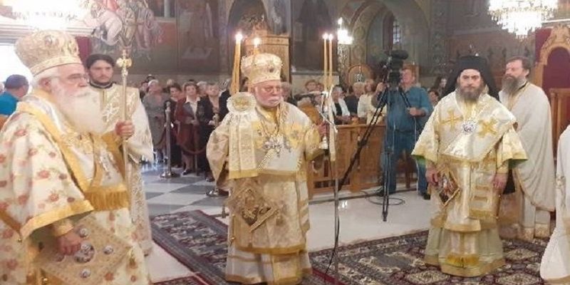 В Греции архиереи Эстонской и Элладской Церквей сослужили с епископом ПЦУ
