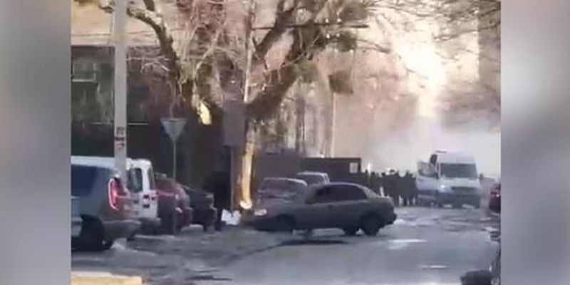 В Киеве стреляли по активистам у стройки