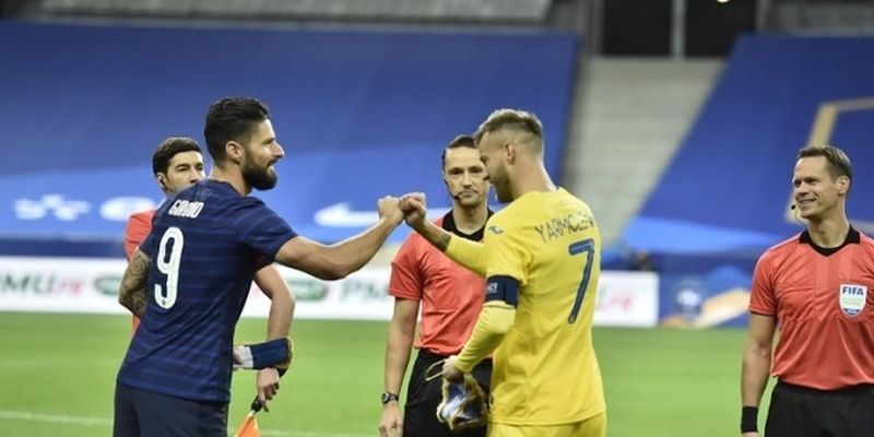 Сборная Украины матчем во Франции начинает отбор на чемпионат мира по футболу
