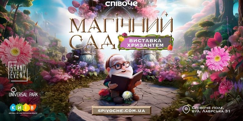Окунись в мир сказочных героев: в центре Киева откроется выставка "Магический сад"