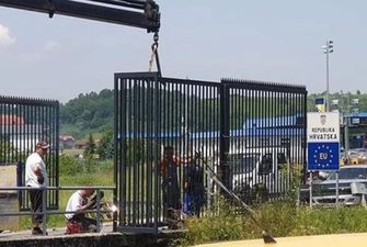 Словения строит "стену" на границе с Хорватией
