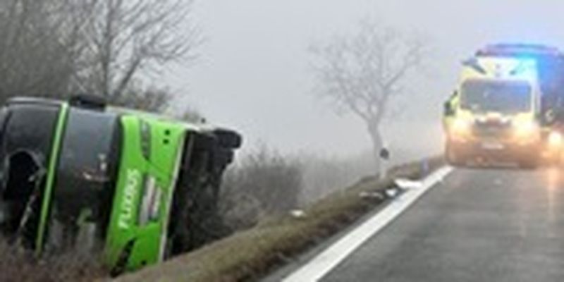 В Словакии попал в аварию автобус из Украины