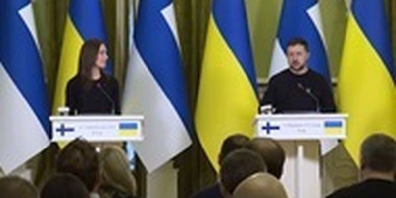 Зеленский провел переговоры с премьером Финляндии