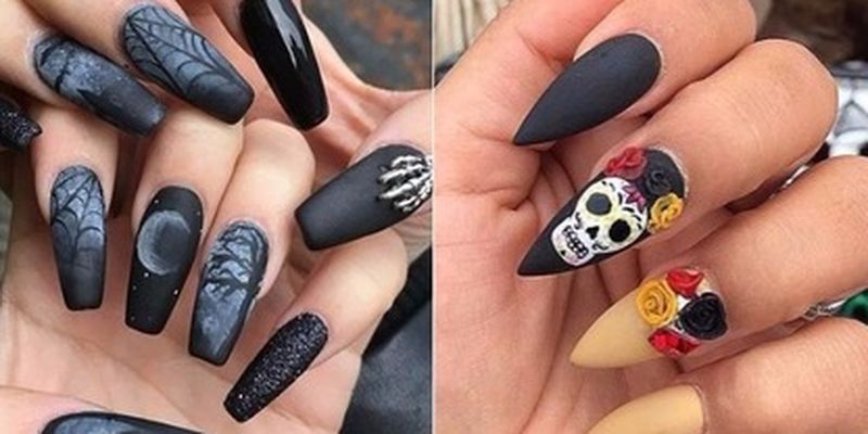 Маникюр ведьмы и мертвеца: креативный дизайн ногтей на Хэллоуин: фото/Самые оригинальные варианты дизайна ногтей на страшный праздник